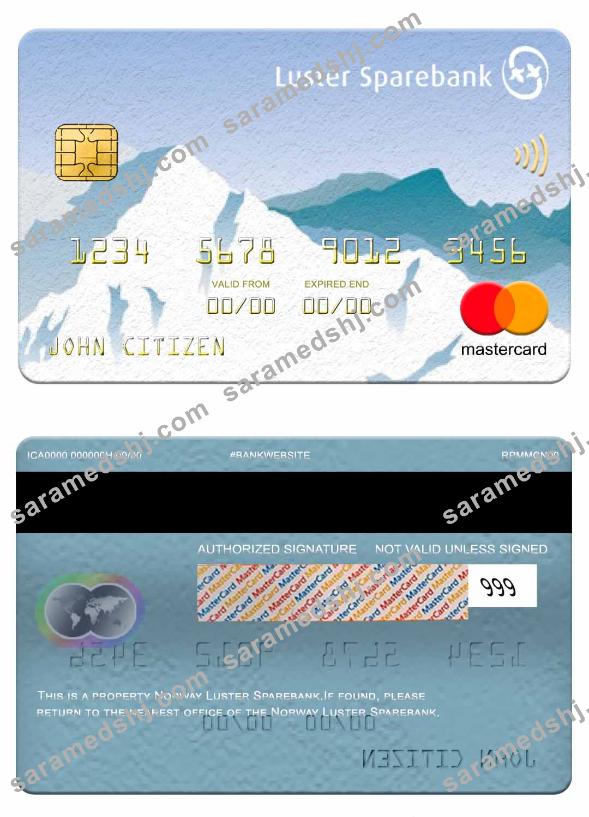 Norway Luster Sparebank mastercard